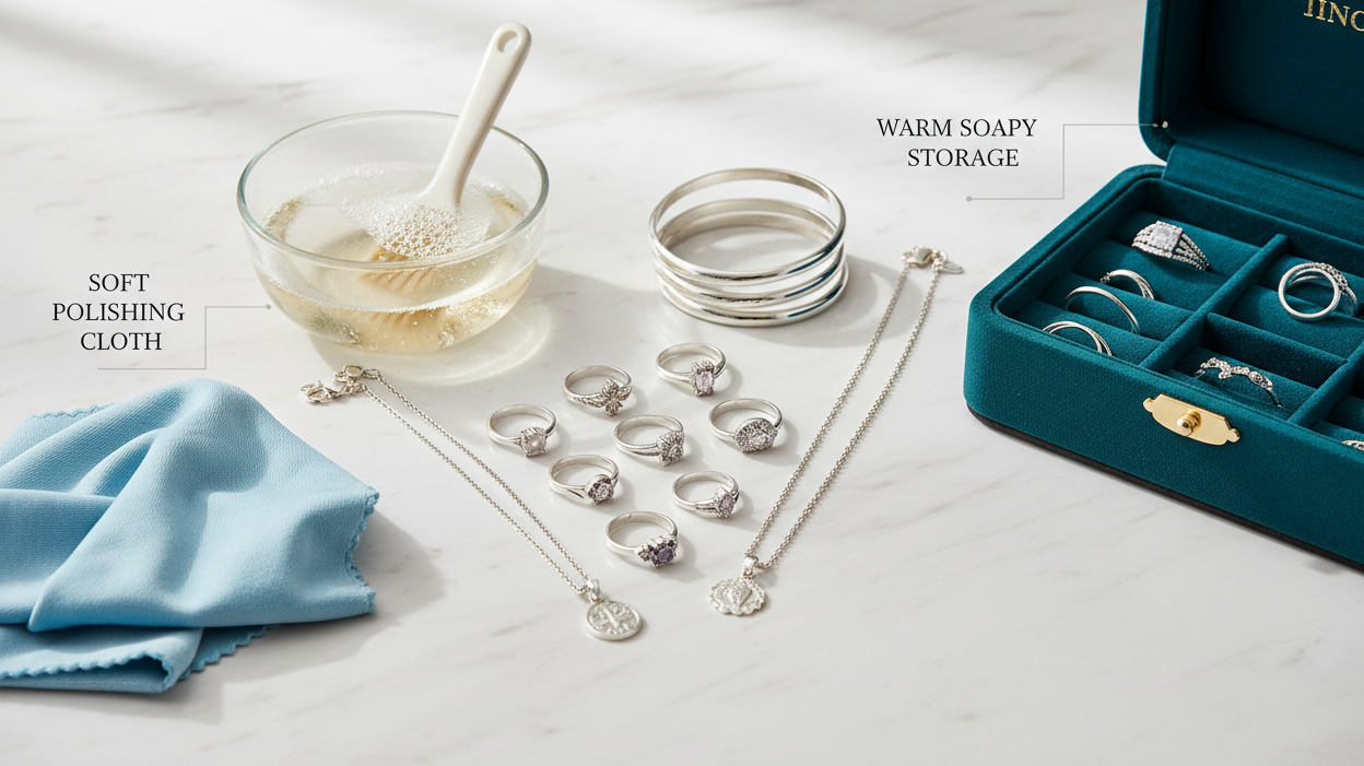 How to Care for Sterling Silver Jewelry