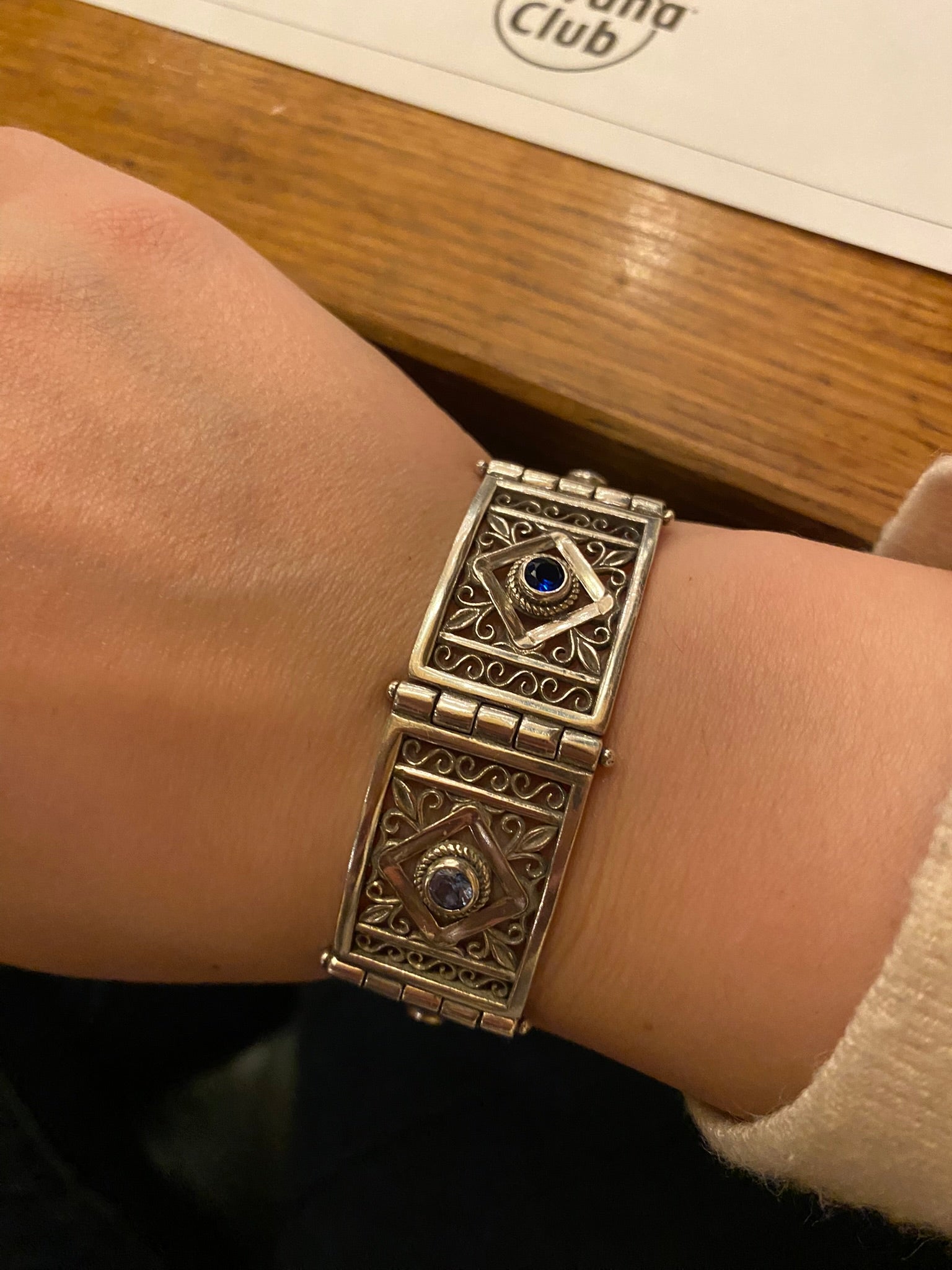 Byzantine Bracelet in Sterling Silver (B-31)