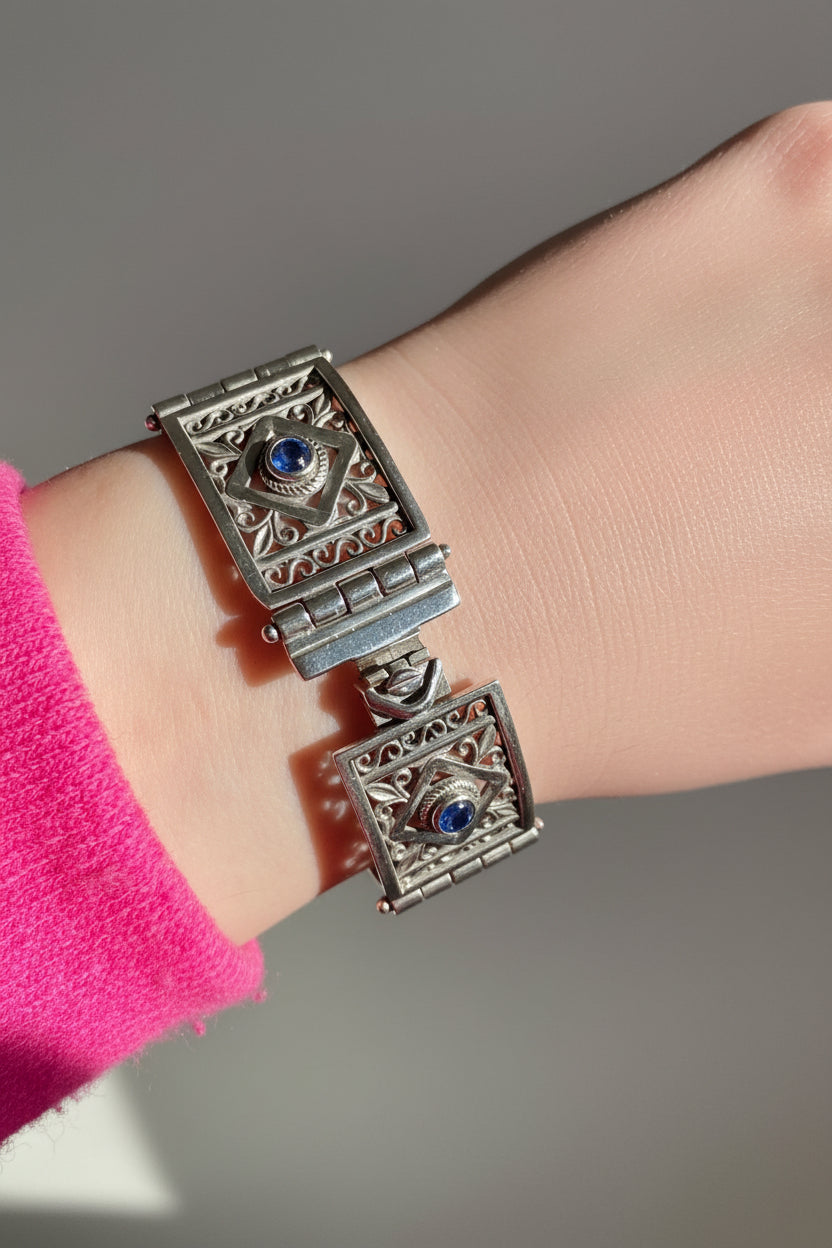 Byzantine Bracelet in Sterling Silver (B-31)