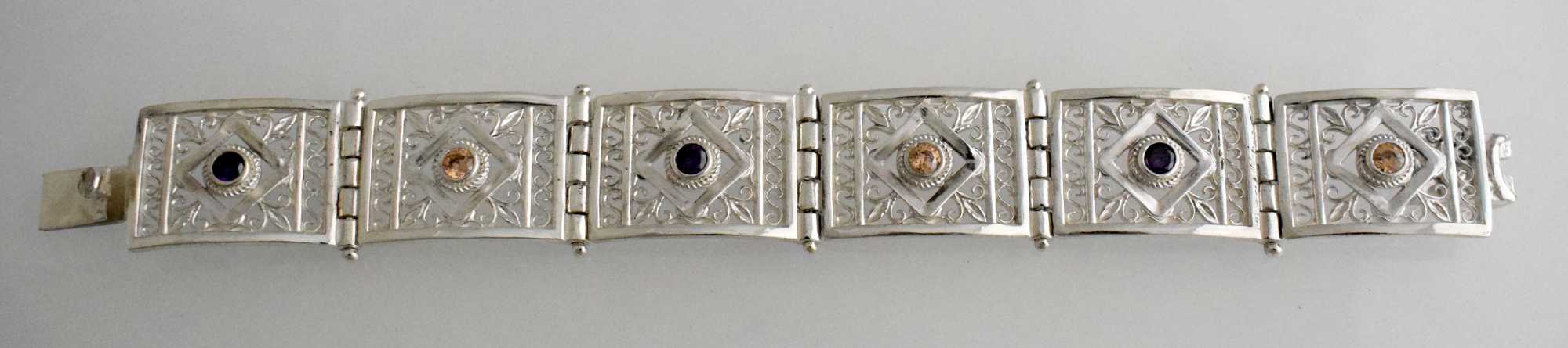 Byzantine Bracelet in Sterling Silver (B-31)