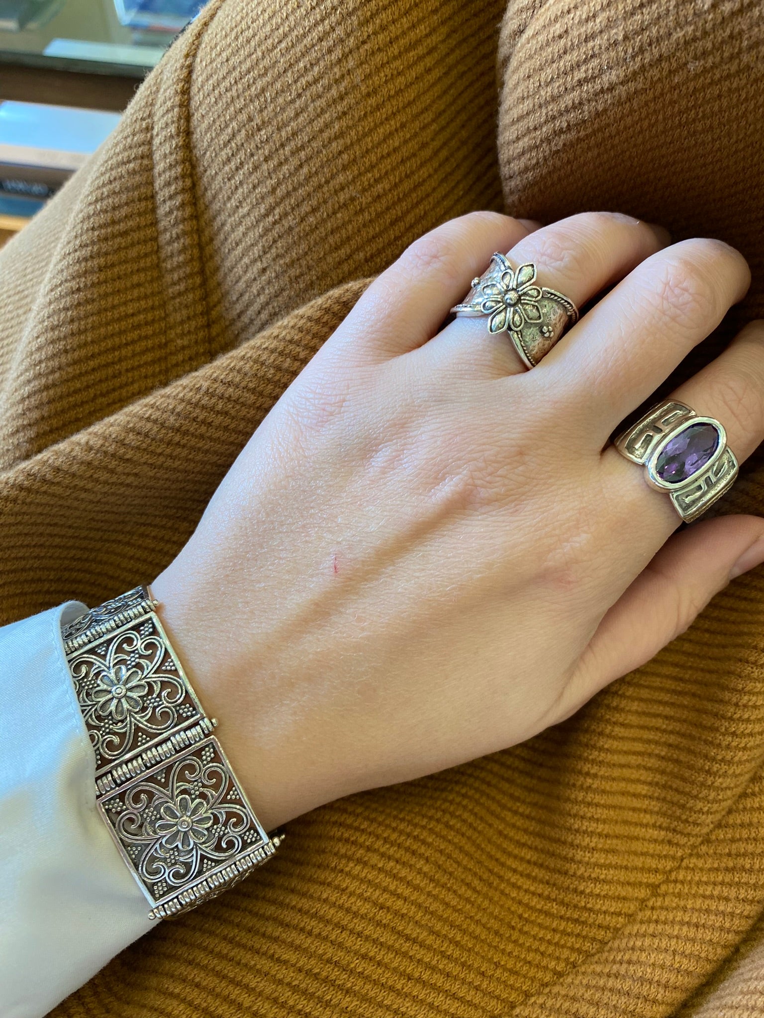 Byzantine Bracelet in Sterling Silver (B-32)