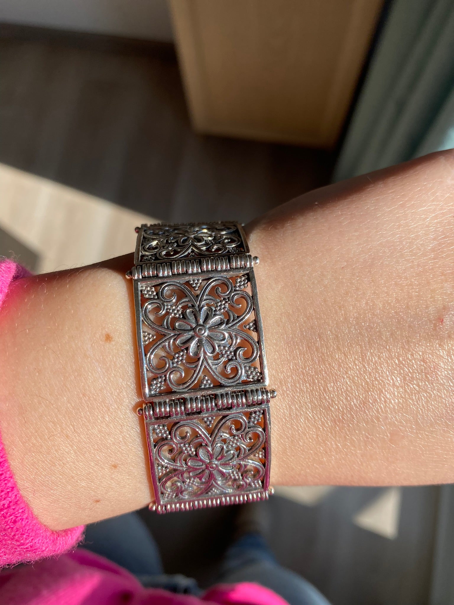 Byzantine Bracelet in Sterling Silver (B-32)