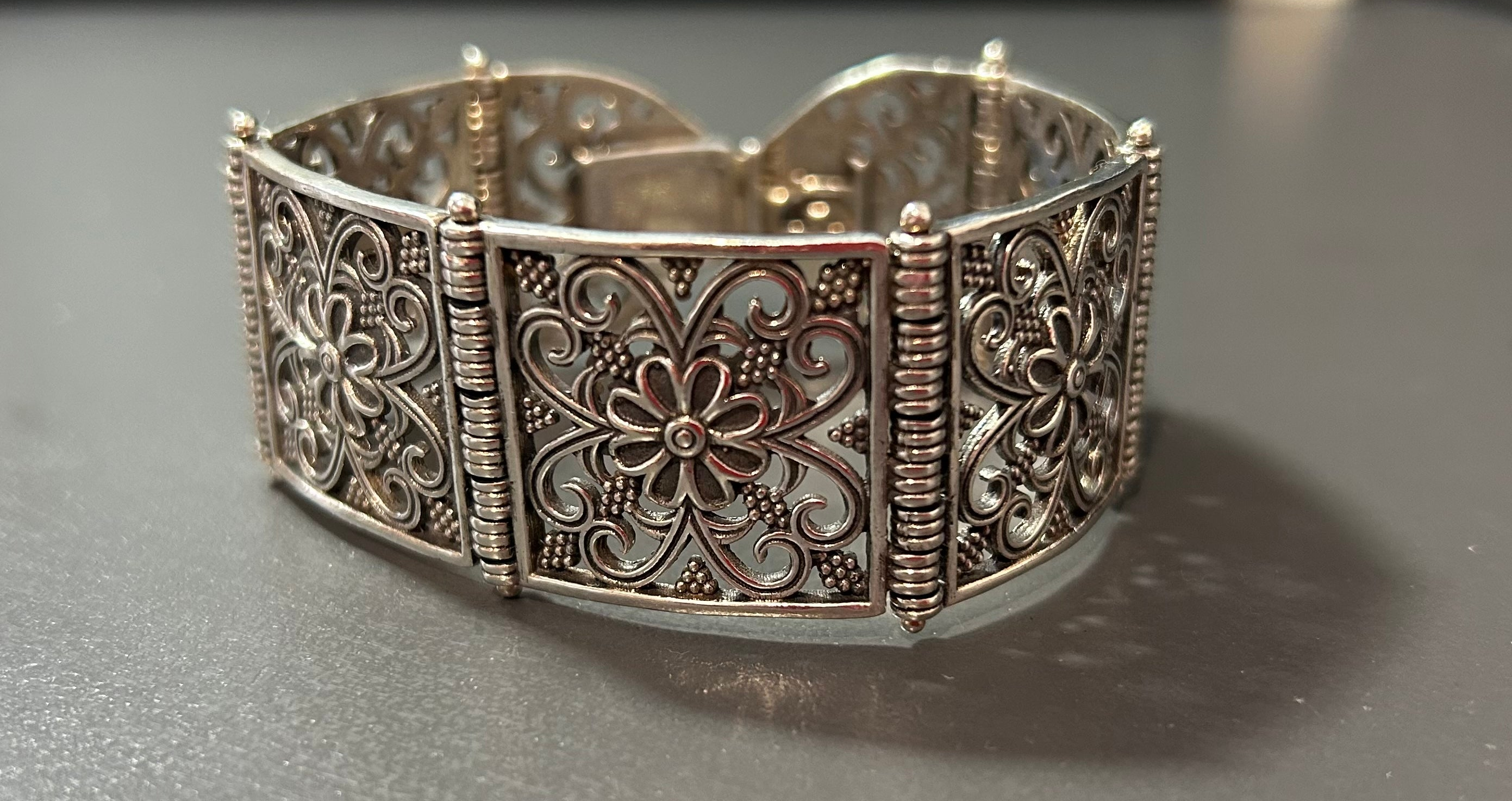 Byzantine Bracelet in Sterling Silver (B-32)