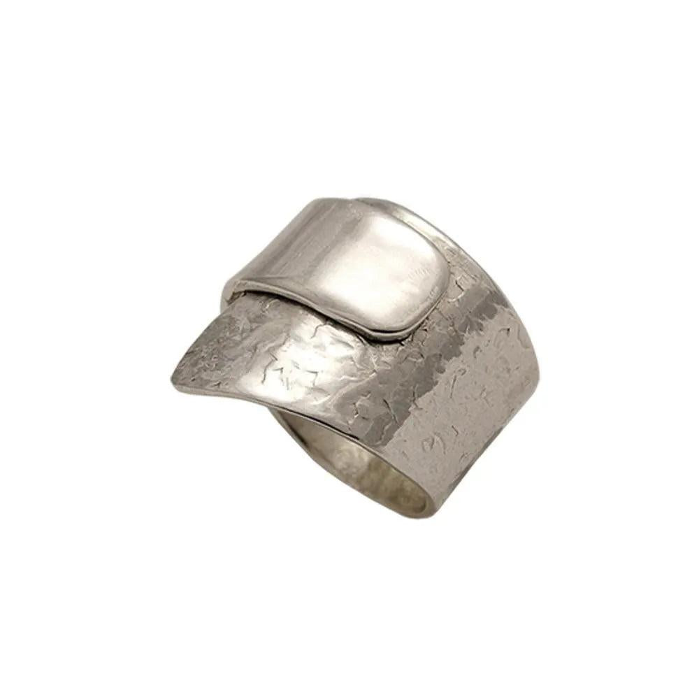 Black Patina Ring in Sterling Silver (DM-53)