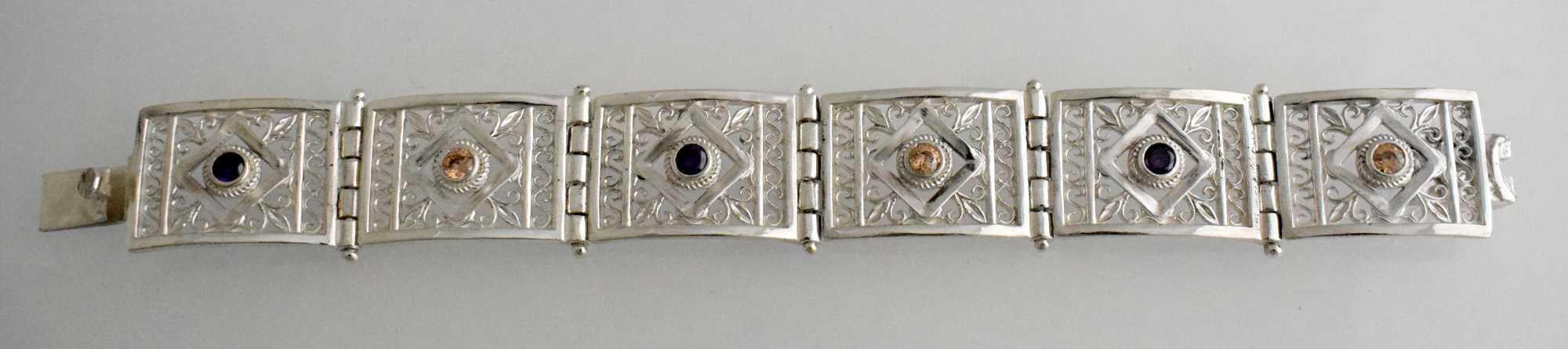 Byzantine Bracelet in Sterling Silver (B-31)
