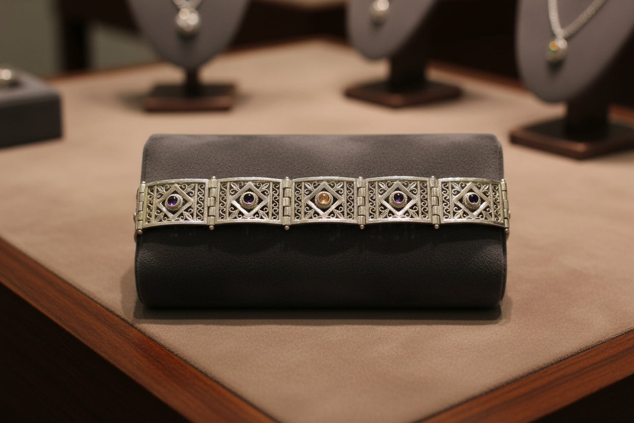 Byzantine Bracelet in Sterling Silver (B-31)