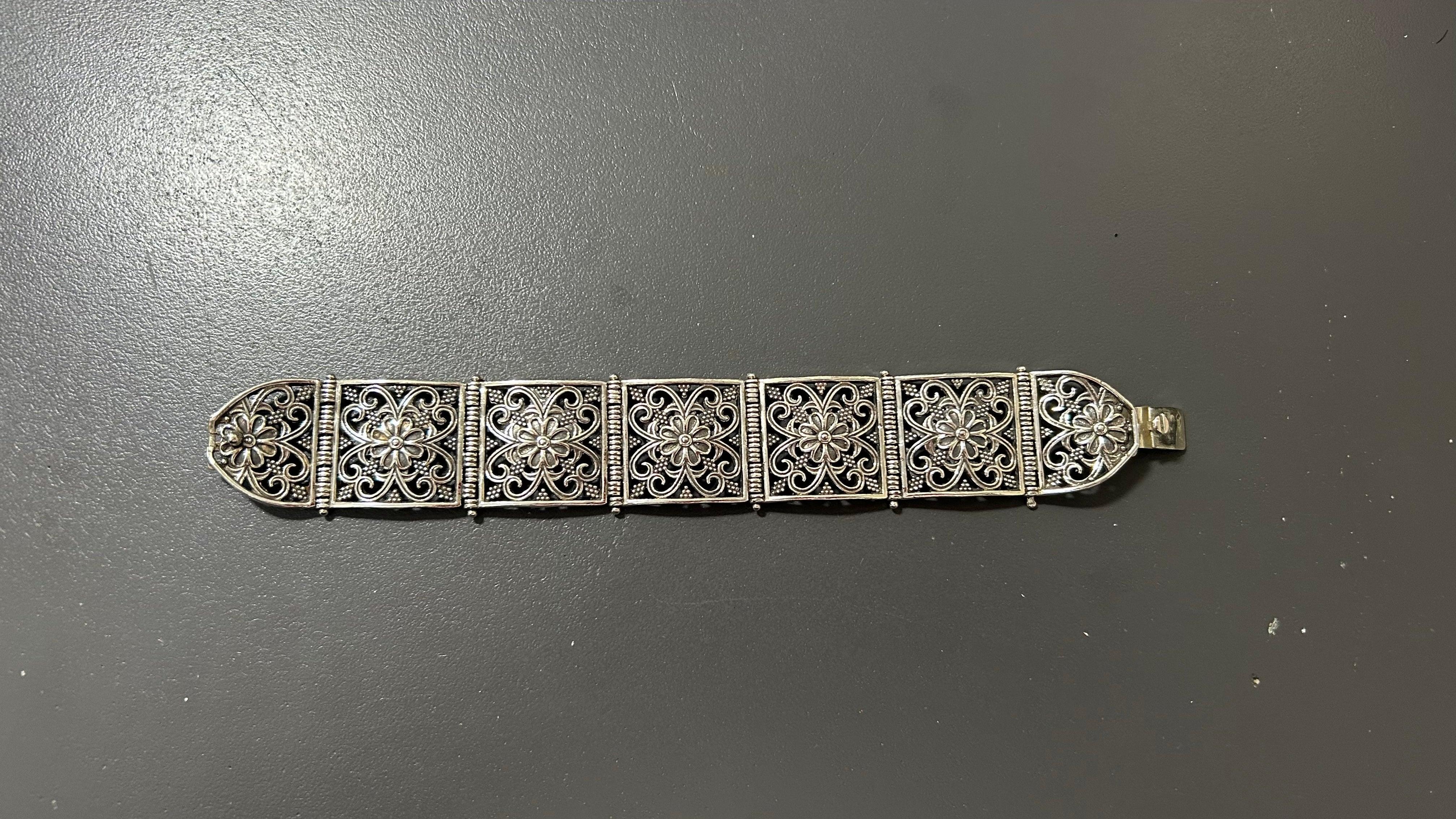 Byzantine Bracelet in Sterling Silver (B-32)