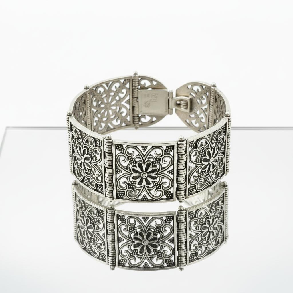 Byzantine Bracelet in Sterling Silver (B-32)