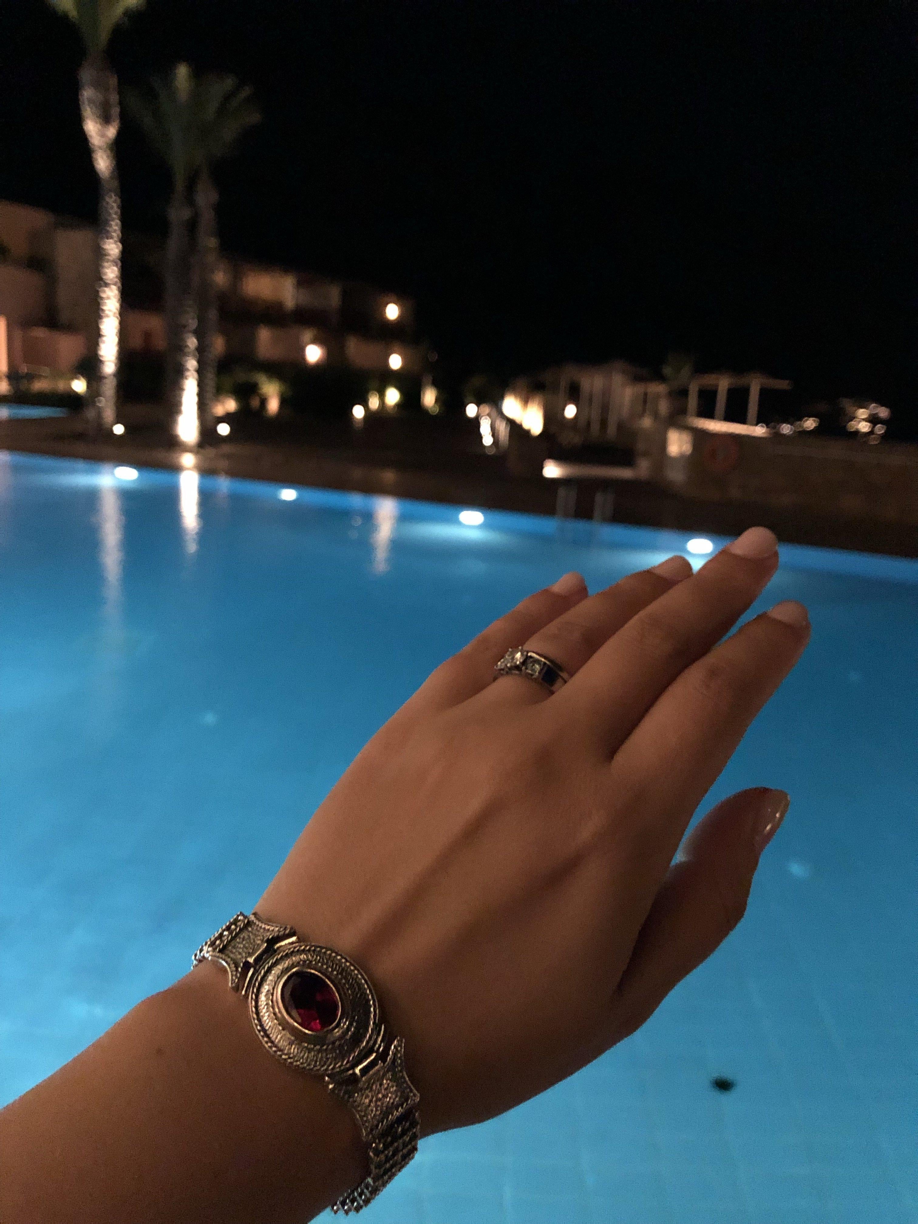 Byzantine Bracelet in Sterling Silver with zircon (B-19) - ELEFTHERIOU EL