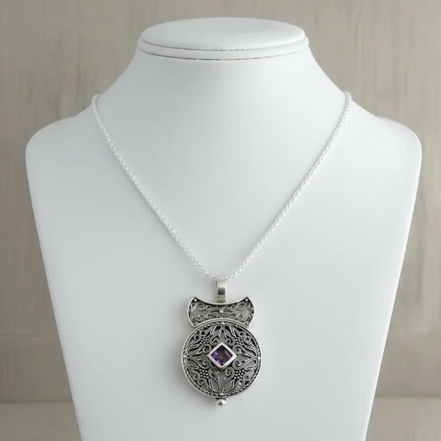 Byzantine pendant in Sterling silver (PE-75)