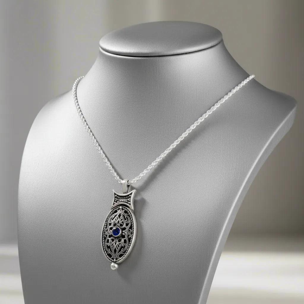 Byzantine pendant in Sterling silver (PE-76)