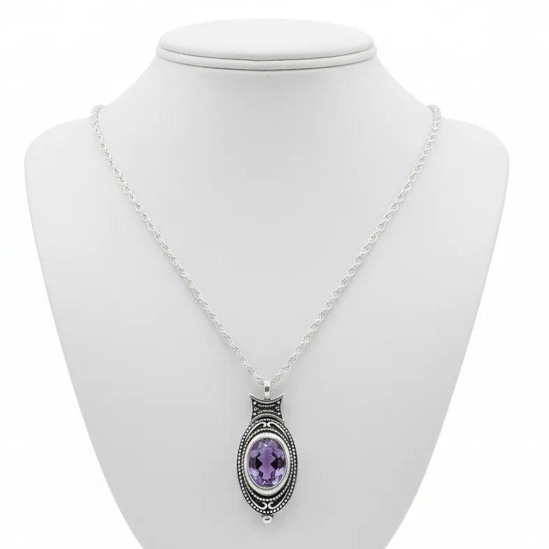 Byzantine pendant in Sterling silver (PE-77)