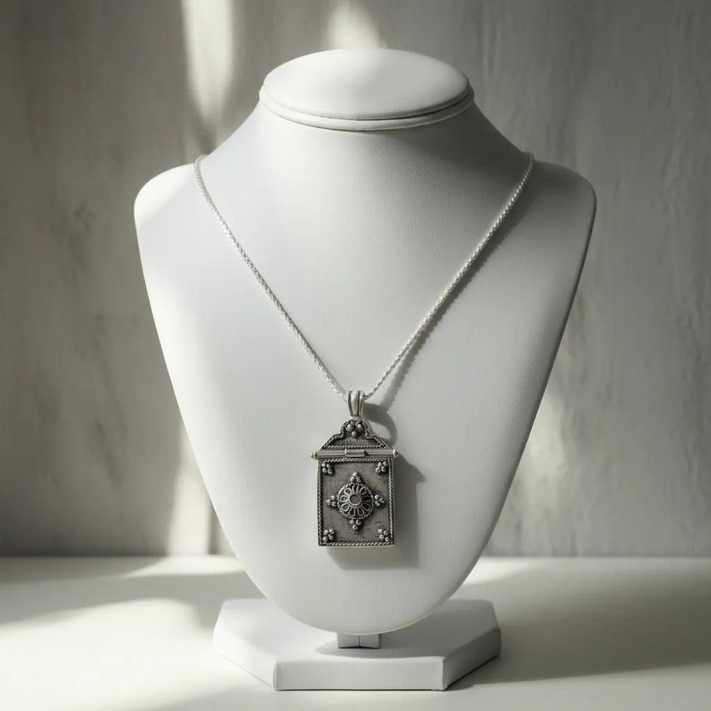 Byzantine pendant in Sterling silver (PE-81)