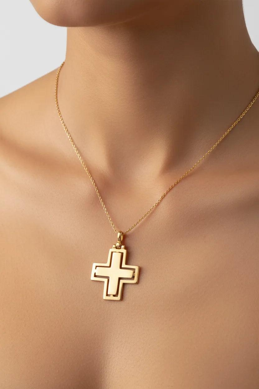 Christening Cross 14k Gold (STX-17)