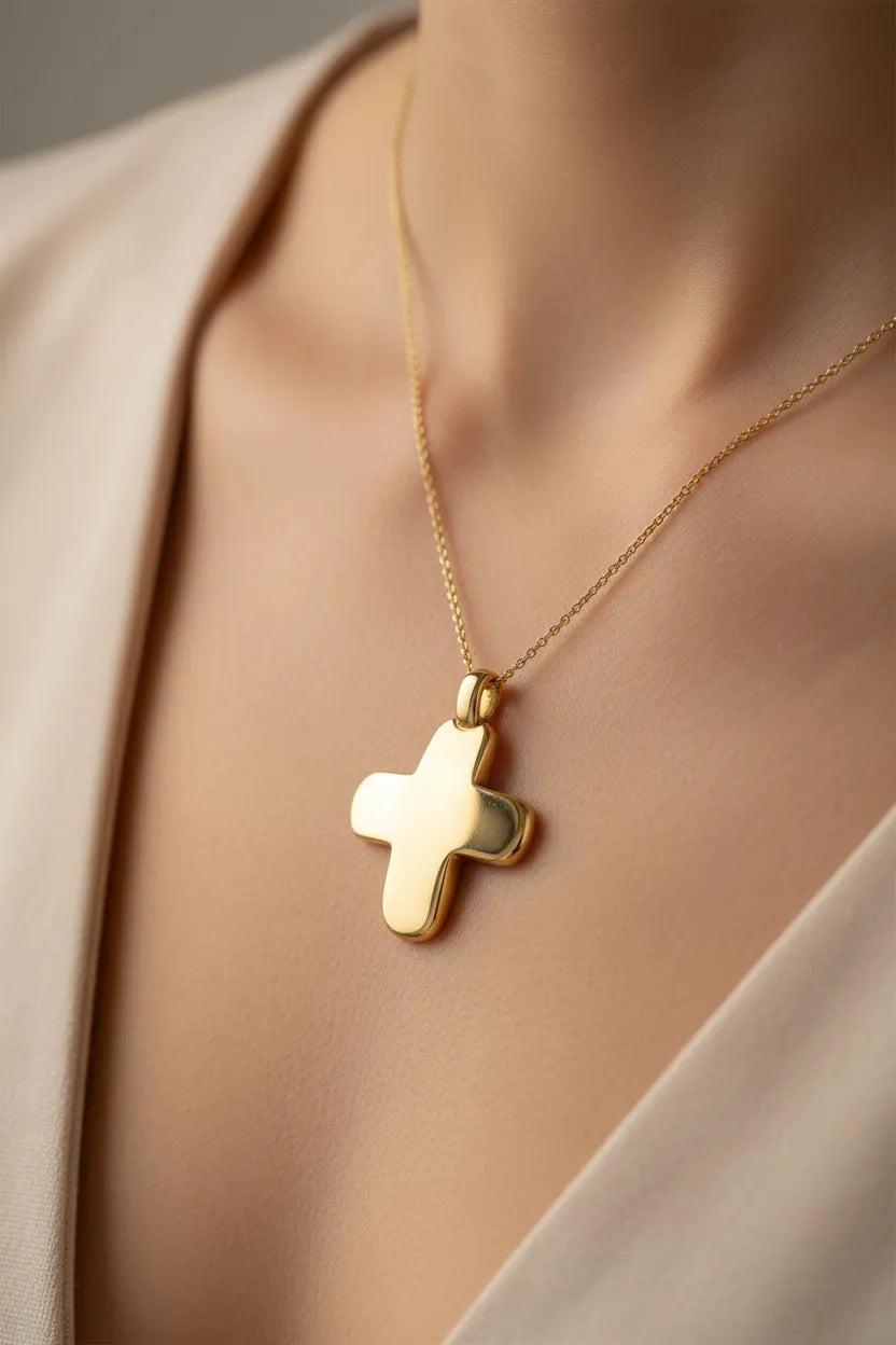 Christening Cross 14k Gold (STX-21)
