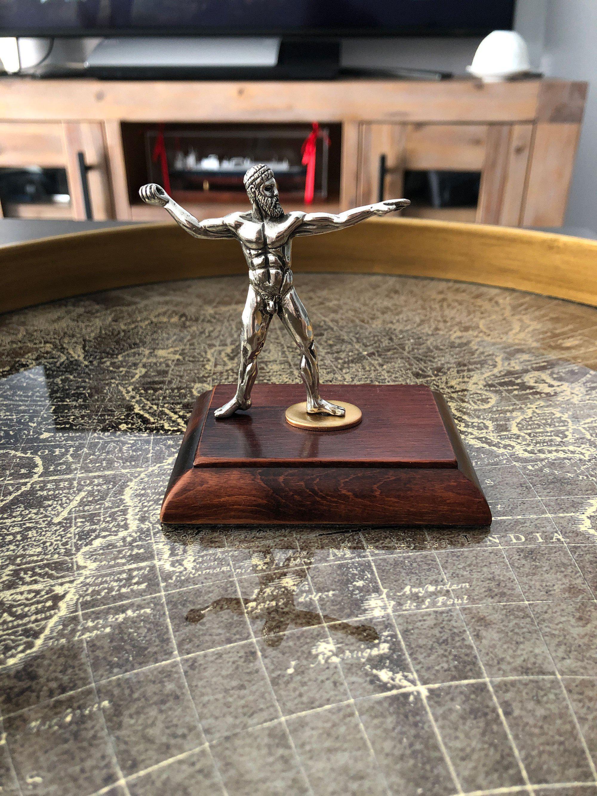 God of Cape Artemision Figure in Sterling Silver, Sterling Silver Statue (A-05) - ELEFTHERIOU EL