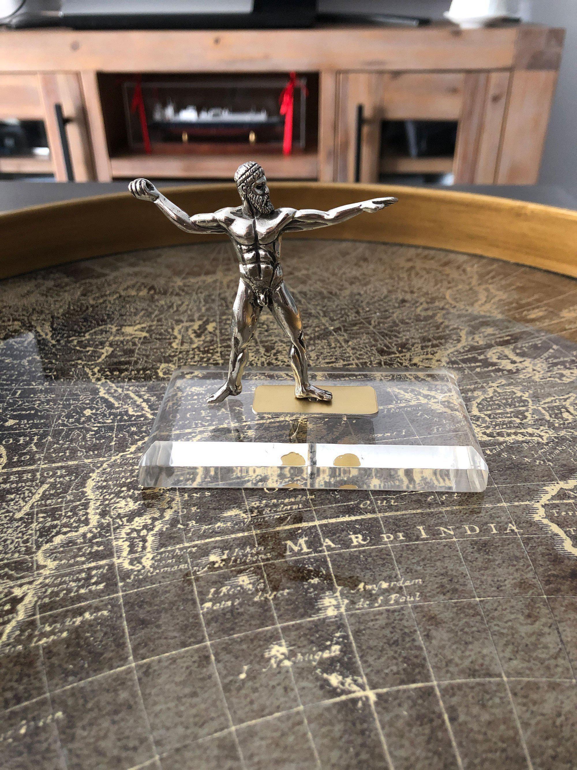 God of Cape Artemision Figure in Sterling Silver, Sterling Silver Statue (A-05) - ELEFTHERIOU EL