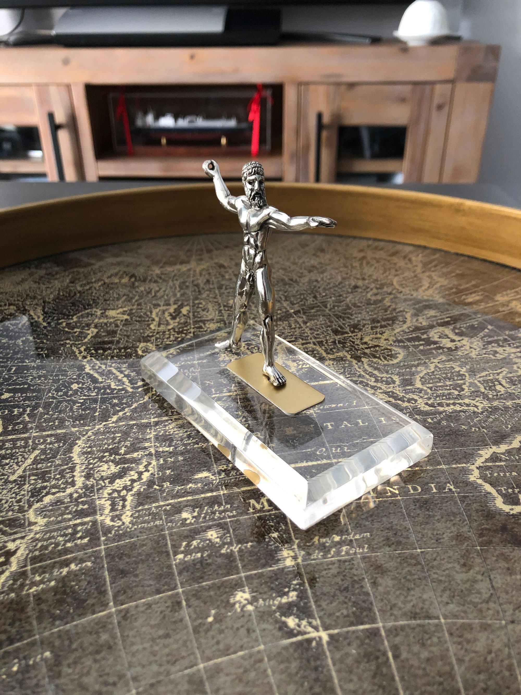 God of Cape Artemision Figure in Sterling Silver, Sterling Silver Statue (A-05) - ELEFTHERIOU EL