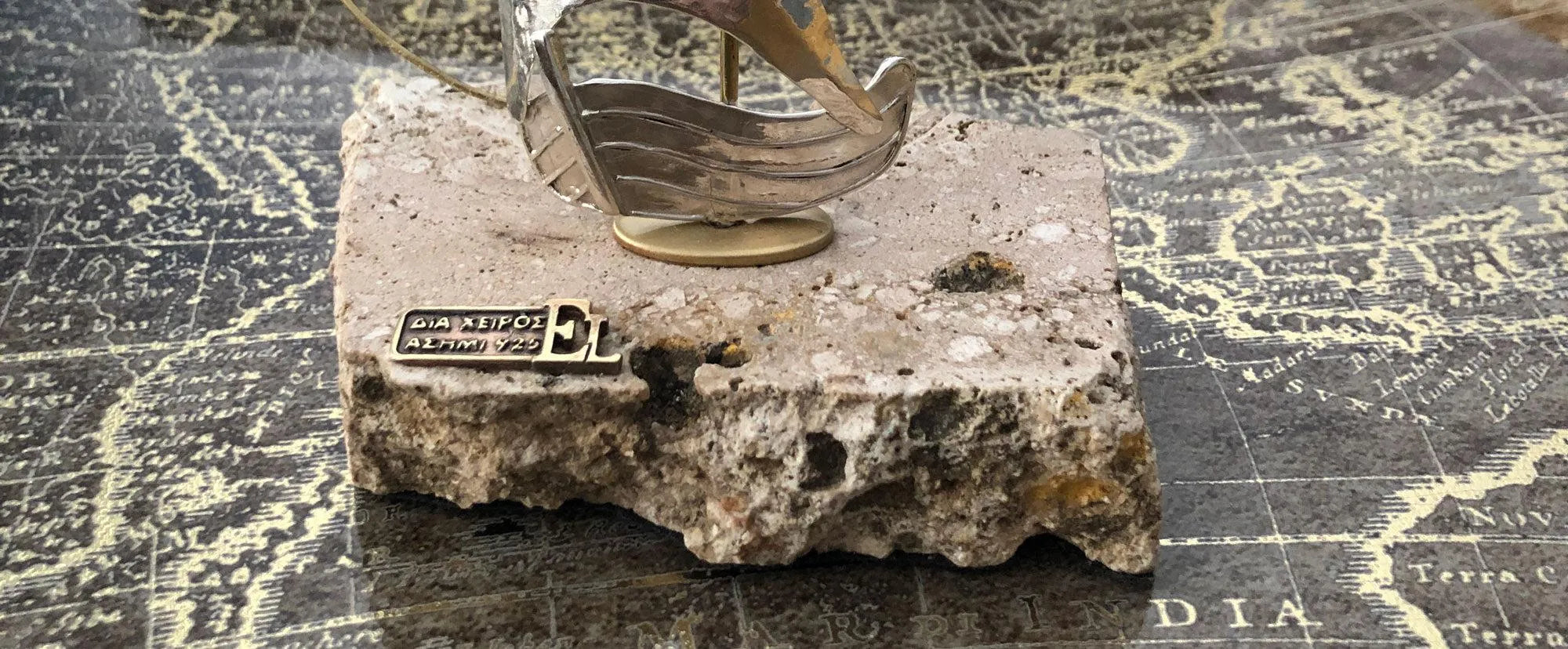 God of Cape Artemision Figure in Sterling Silver, Sterling Silver Statue (A-05) - ELEFTHERIOU EL