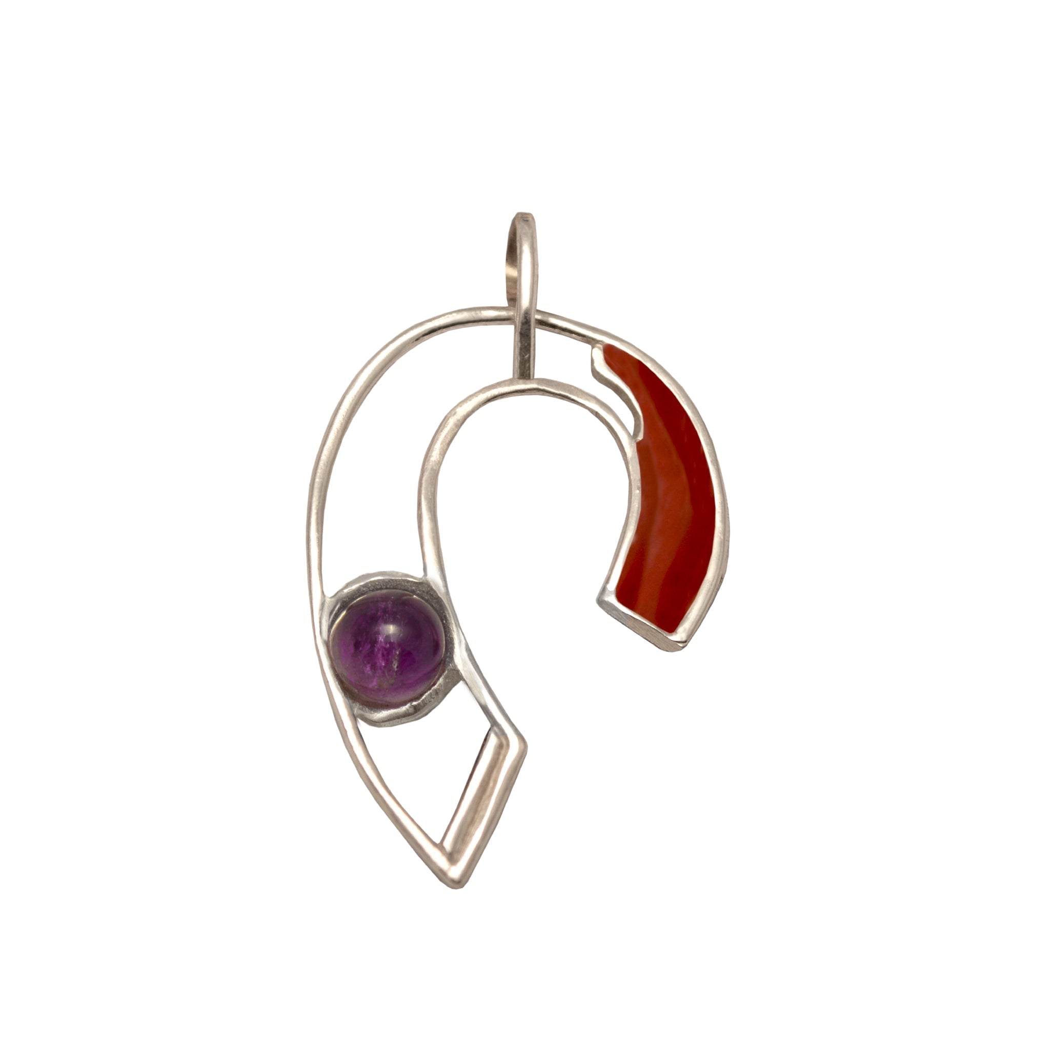 Christmas Decoration, Good Luck Petal Charm on plexiglass, silver charm with bronze leaves, home decor, gift idea, charm favor (PX-07)