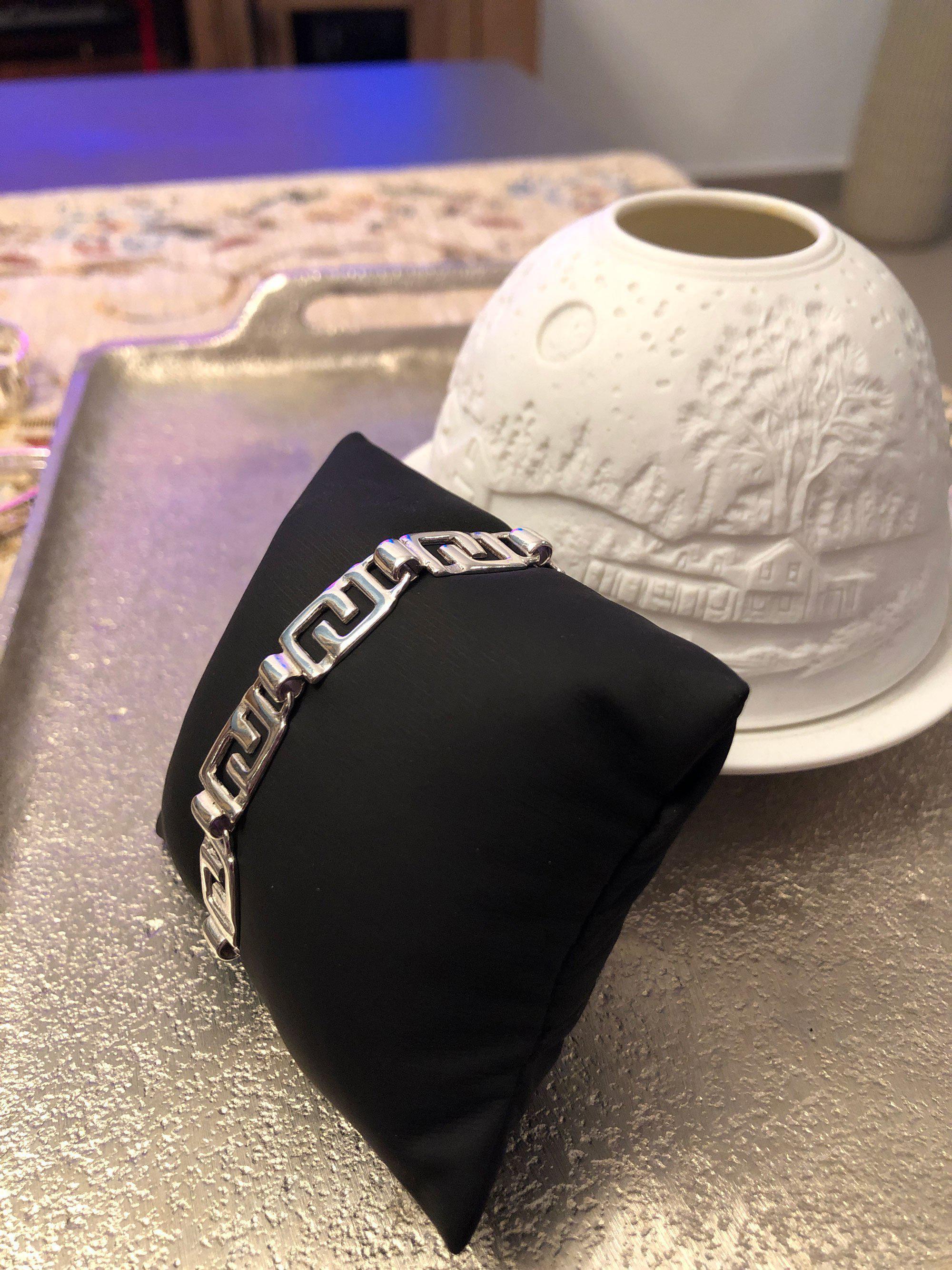 Greek Bracelet, Bracelet in Sterling Silver, Greek Jewelry (B-76) - ELEFTHERIOU EL