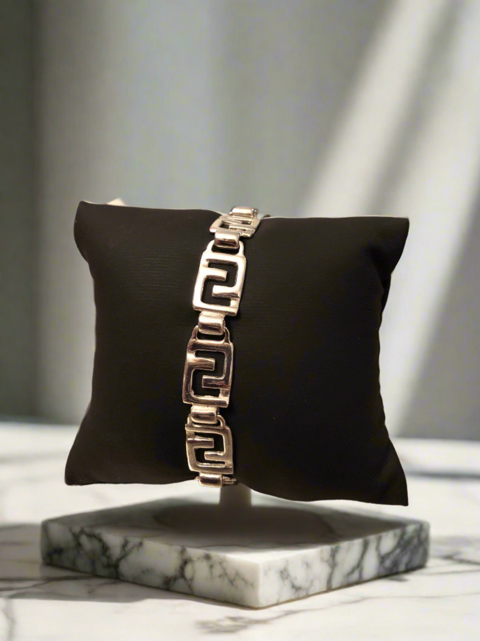 Greek Bracelet, Bracelet in Sterling Silver, Greek Jewelry (B-76) - ELEFTHERIOU EL