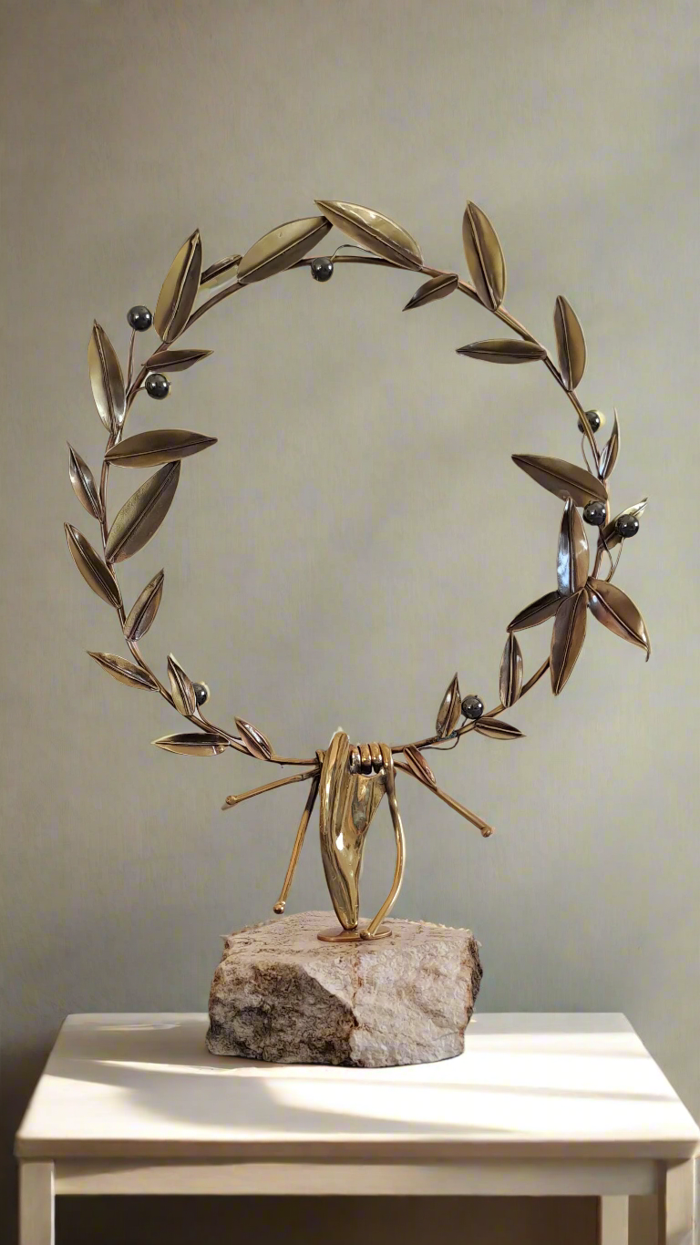Greek Bronze Olive leaf Wreath (A-85) - ELEFTHERIOU EL