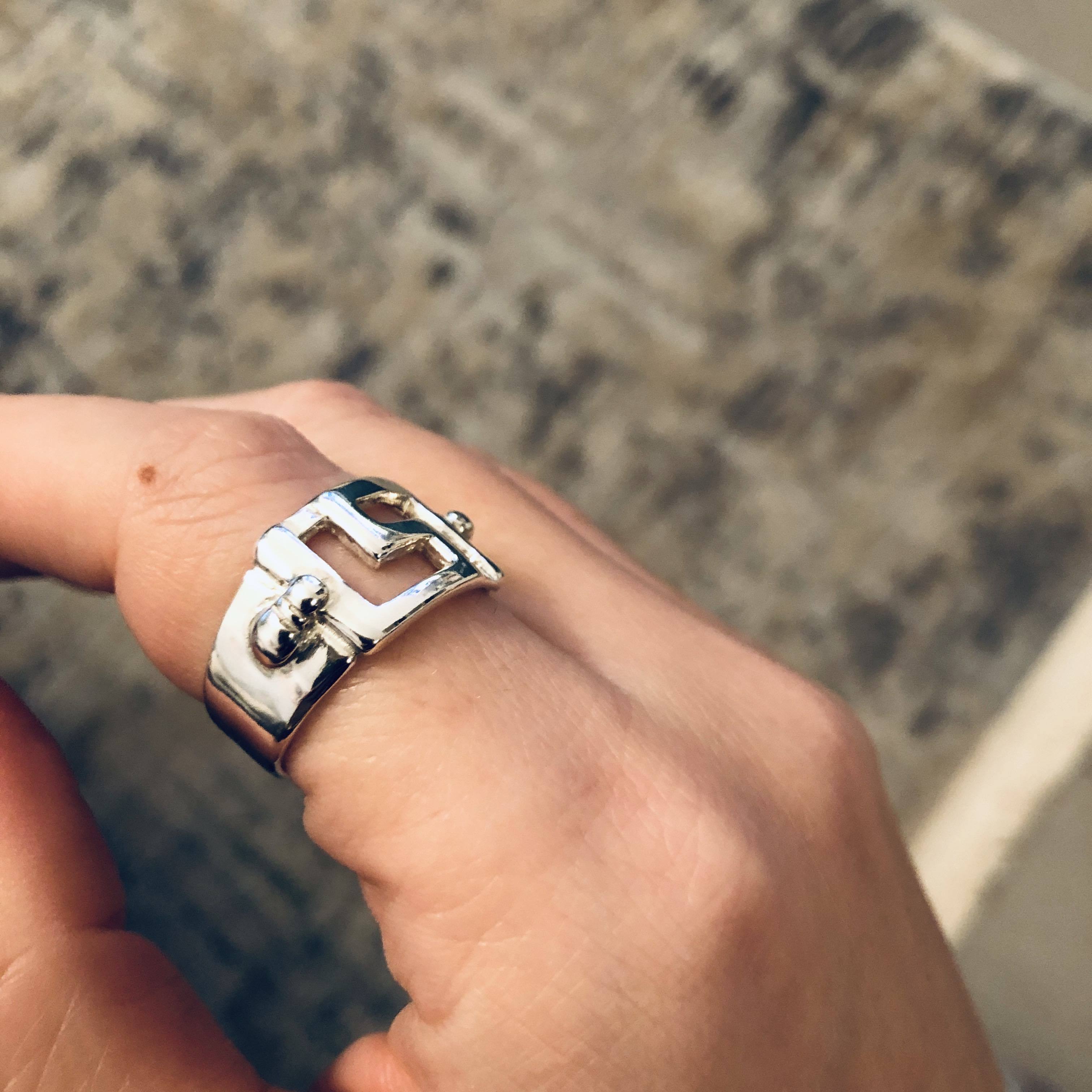 Greek Key Meander Ring in Sterling Silver (DT-73) - ELEFTHERIOU EL