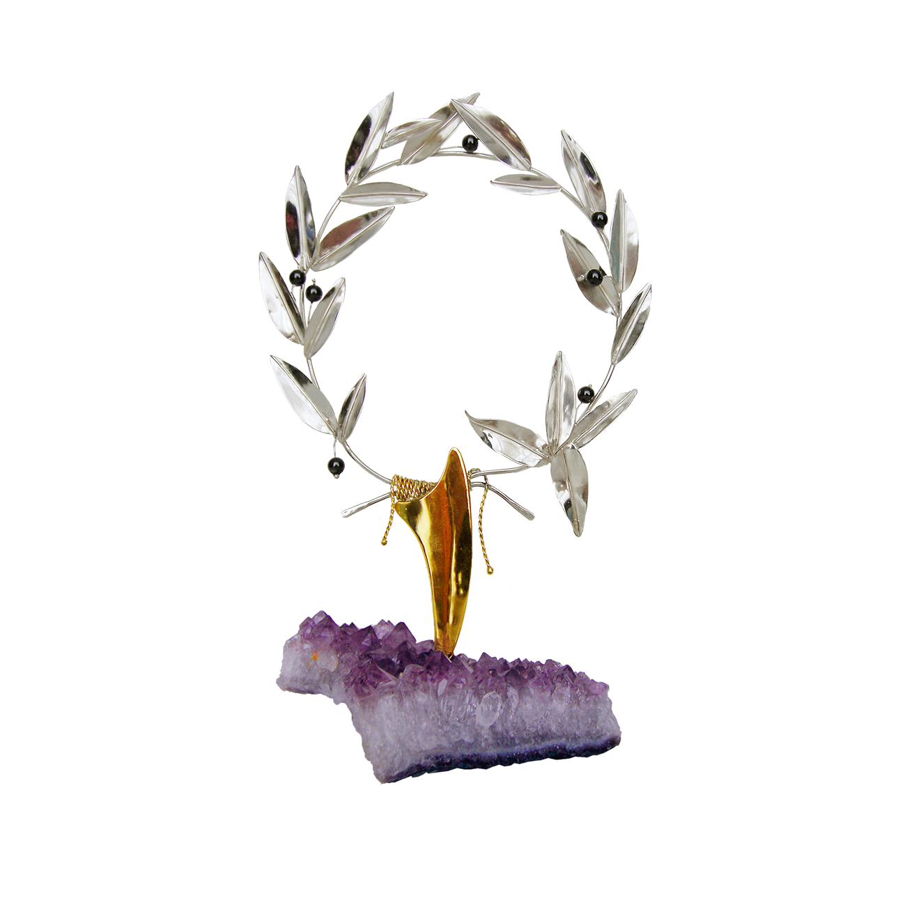 Greek Olive Wreath, handmade wreath, olive wreath, greek home decor, greek decor, welcoming gift, wedding gift (A-44-1) - ELEFTHERIOU EL