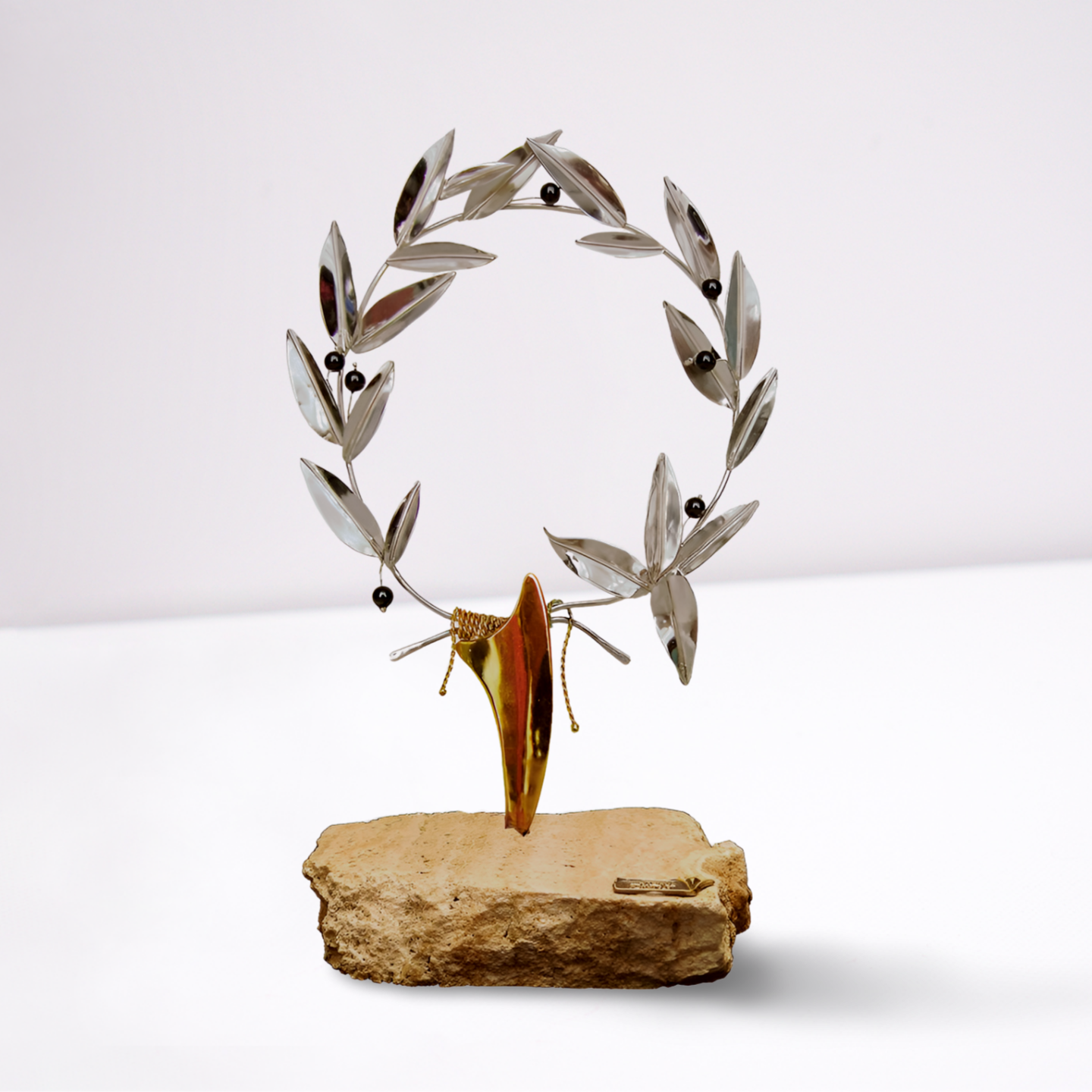 Greek Olive Wreath, handmade wreath, olive wreath, greek home decor, greek decor, welcoming gift, wedding gift (A-44-1) - ELEFTHERIOU EL