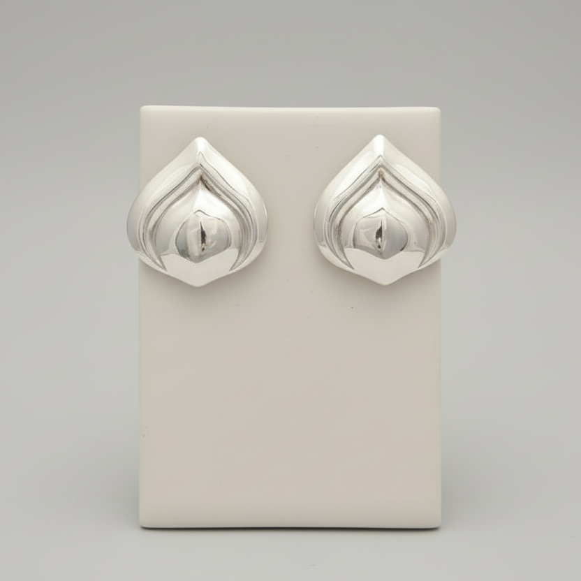 Greek Teardrop earrings in Sterling Silver (GT-04)