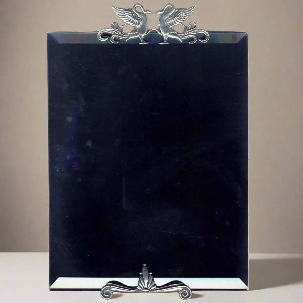 Greek Traditional Bronze Silver Plated Picture Frame (A-71)