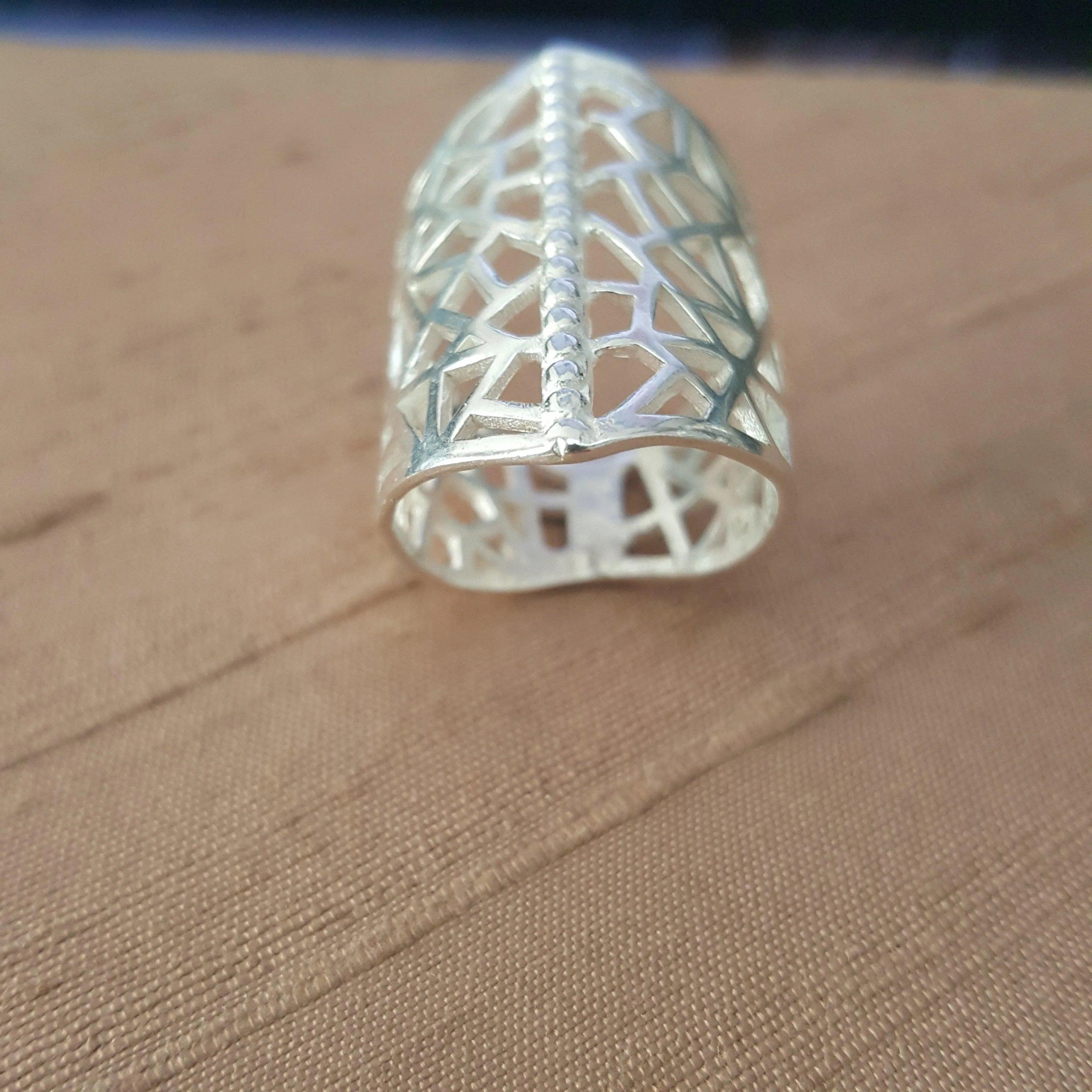 Handmade Ring, Sterling Silver Ring, Modern Ring, Womens Gift Ring, Gifts for her (DT-137)