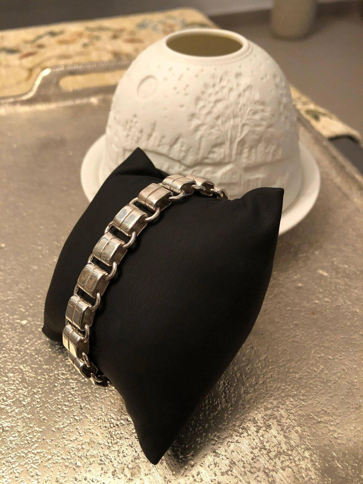 Handmade Sterling Silver Greek Bracelet | Timeless Design, Quality Craftsmanship (B-130)