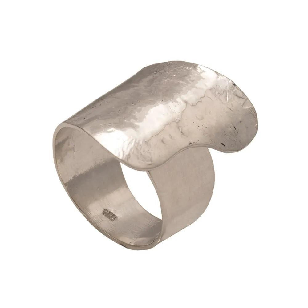 Lava Texture Ring in Sterling Silver (DM-51)