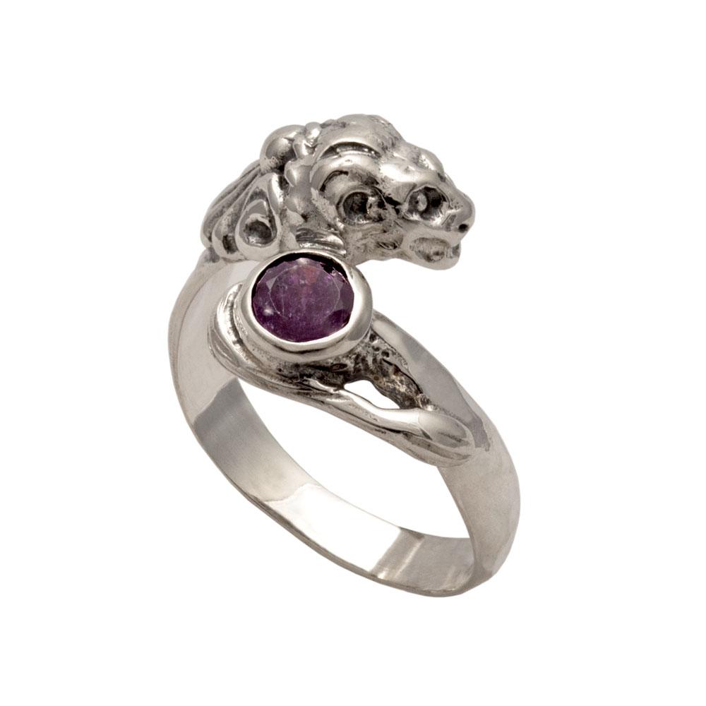 Lion Head Ring, Ancient Greek Ring, Sterling Silver Ring, womens gift, handmade ring, womens jewelry - ELEFTHERIOU EL