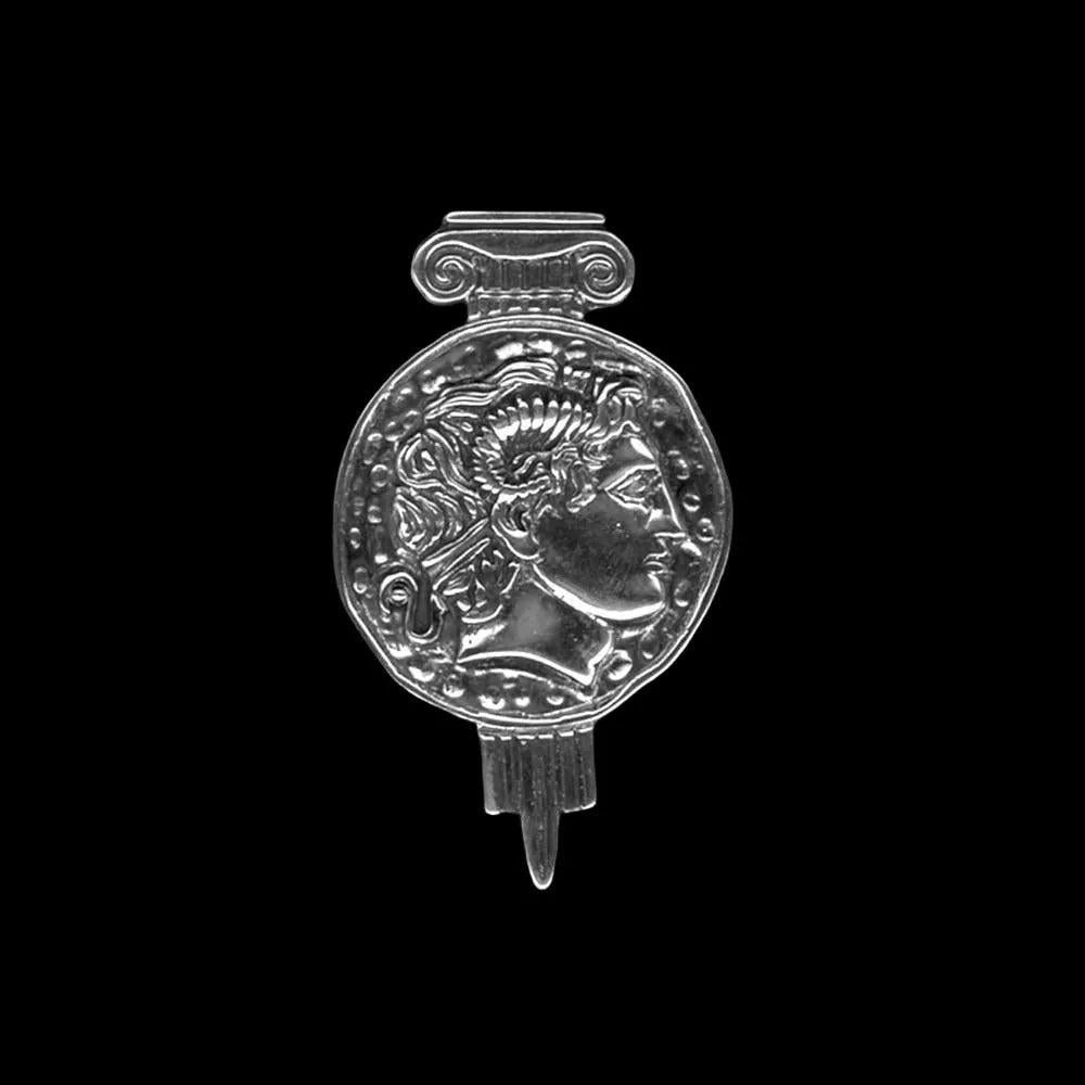 Lysimachus, Alexander the Great Brooch in Sterling Silver (K-83)