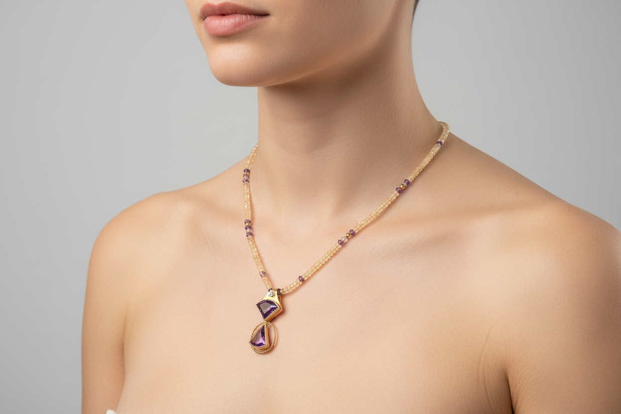 Necklace in 18k gold