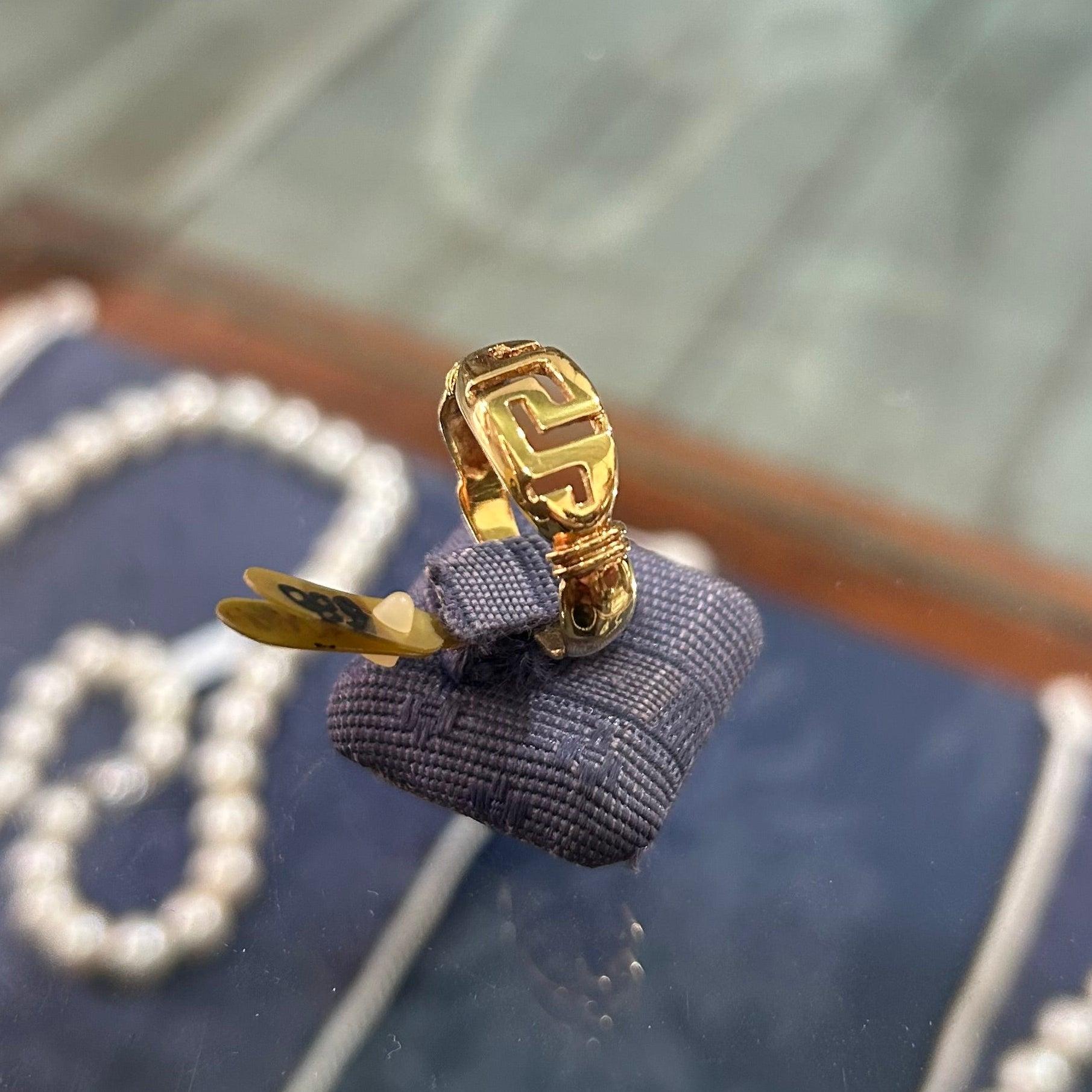 Ring in 18k gold, Meander (B-151)