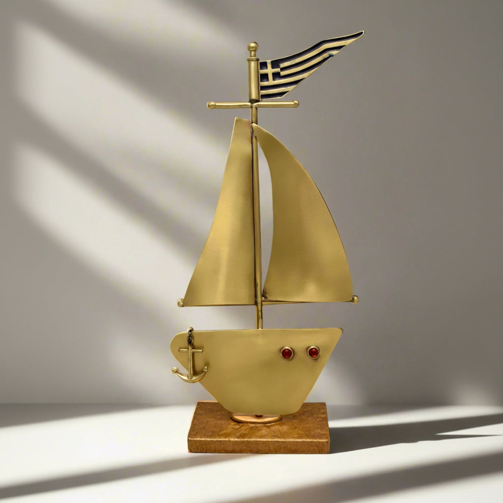Sailboat - Decorative Sailboat, Home Decoration, Welcome Gift, Wall Hanger (XM-05)
