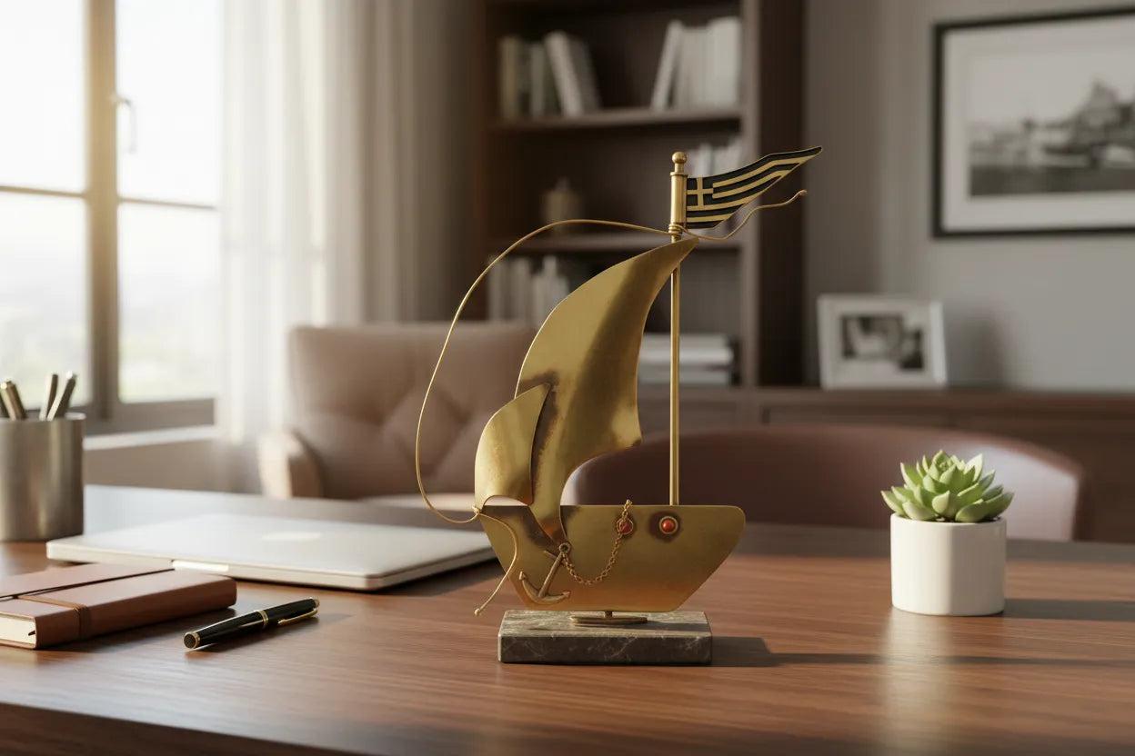 Sailboat - Decorative Sailboat, Home Decoration, Welcome Gift, Wall Hanger (XM-06)