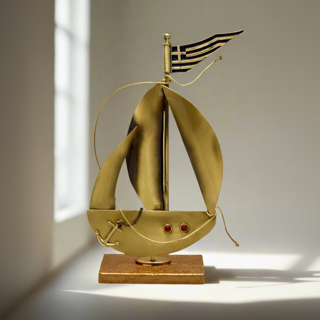 Sailboat - Decorative Sailboat, Home Decoration, Welcome Gift, Wall Hanger (XM-12)