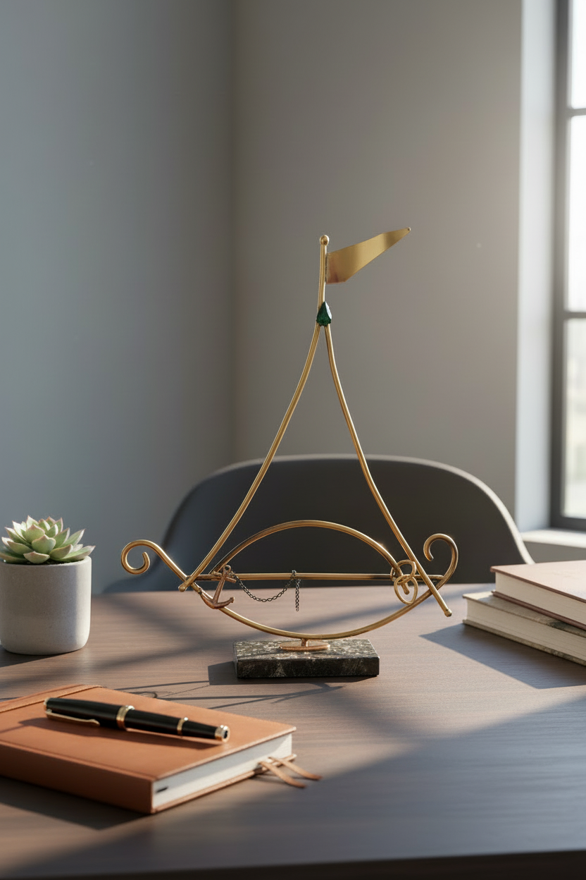 Sailboat - Decorative Sailboat, Home Decoration, Welcome Gift, Wall Hanger (XM-13)