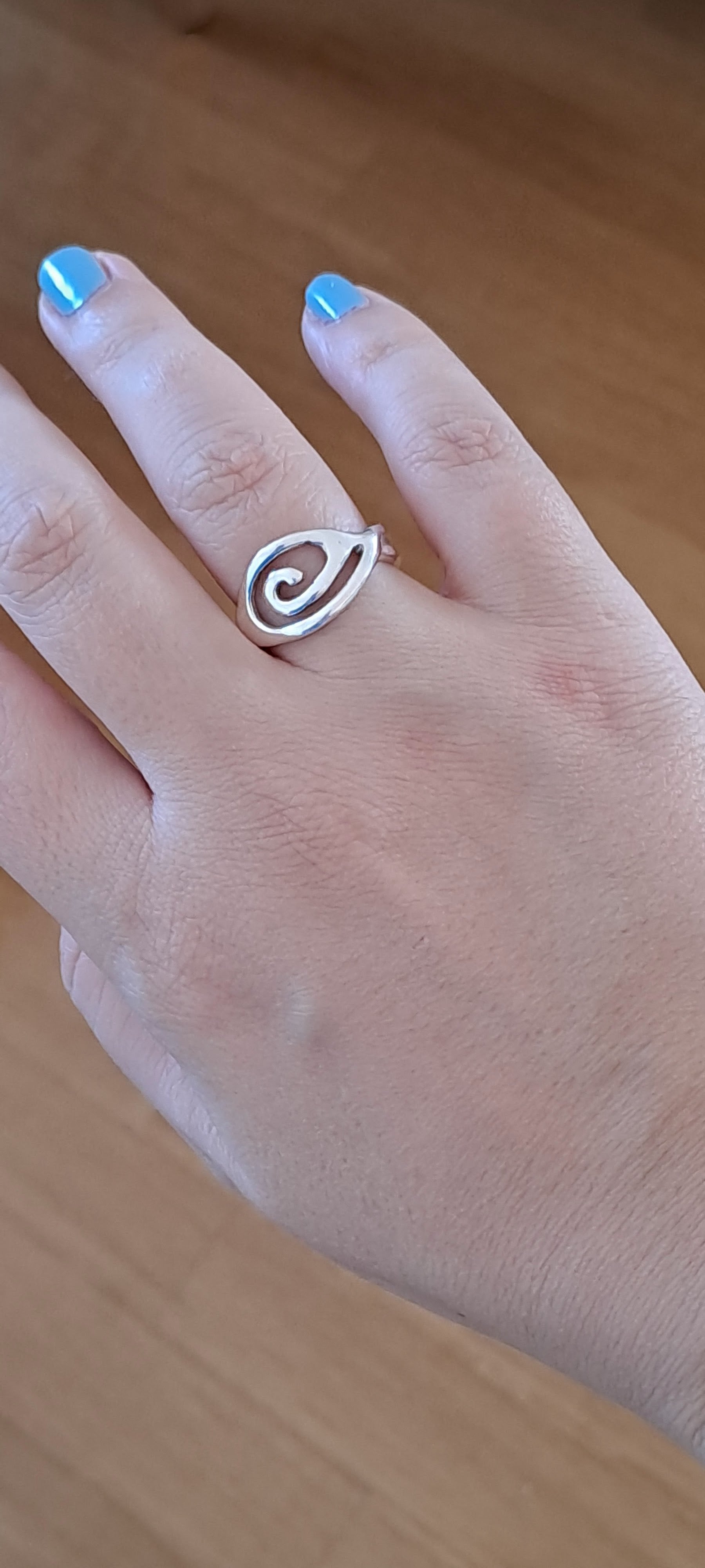 Spiral Ring in Sterling Silver (DT-75) - ELEFTHERIOU EL