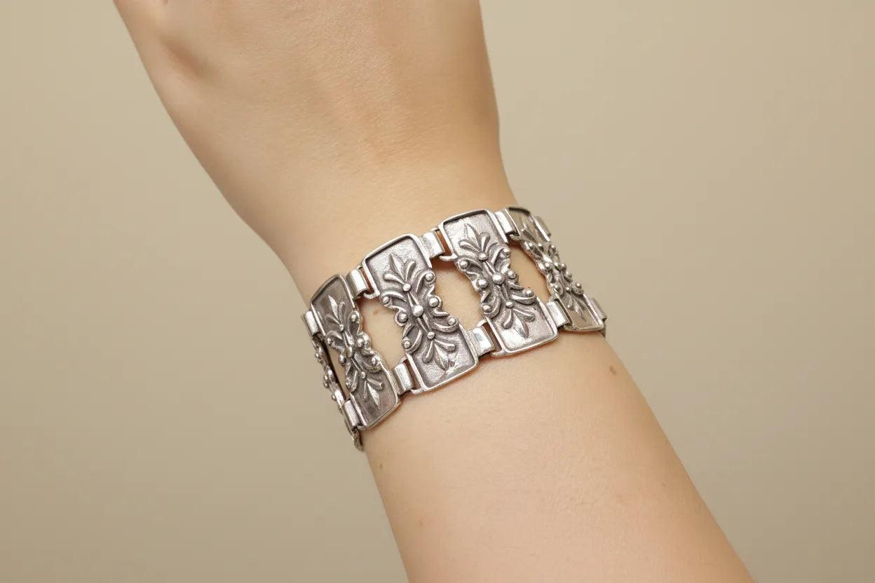 Byzantine Bracelet in Sterling Silver (B-09)
