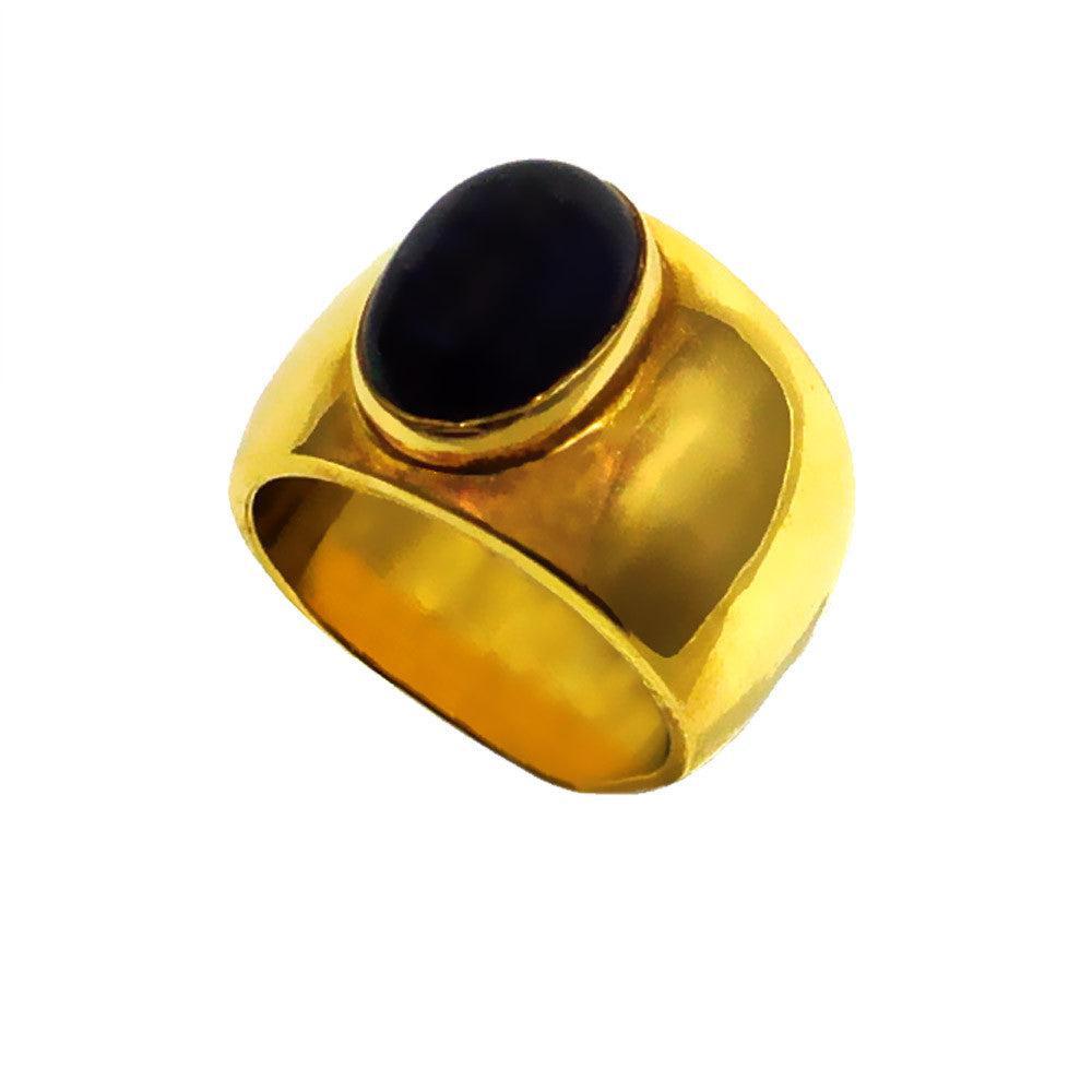 Ring in 18k Gold with Iolite (B-36)