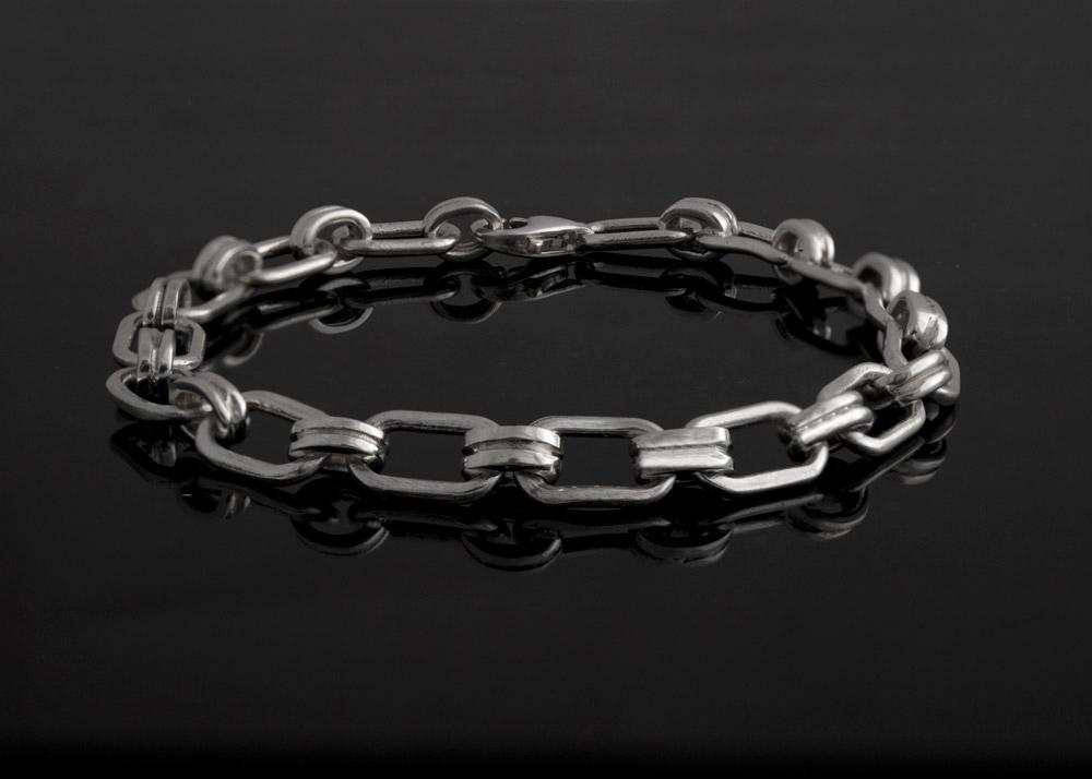 Bracelet in Sterling Silver, Handmade Bracelet (B-131) - ELEFTHERIOU EL