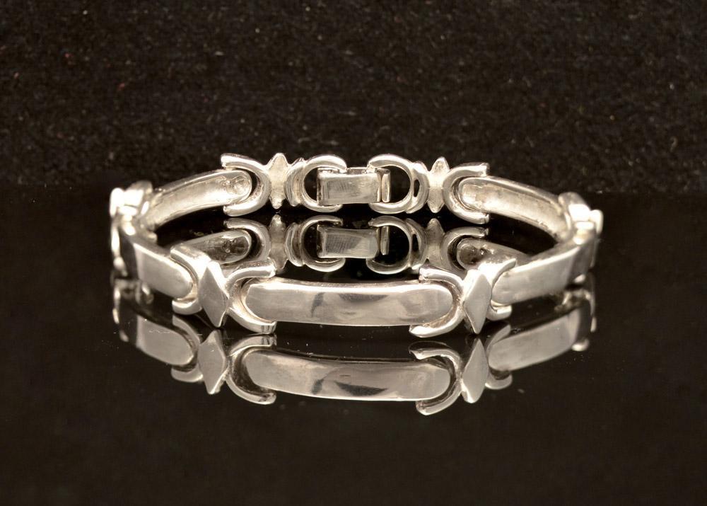Bracelet in Sterling Silver, Handmade Bracelet (B-132)