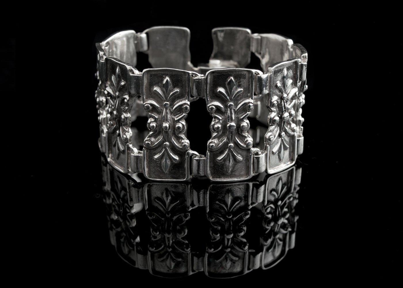 Byzantine Bracelet in Sterling Silver (B-09) - ELEFTHERIOU EL