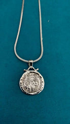 Byzantine Konstantinato Pendant Solid Sterling silver, Greek Handmade Jewelry